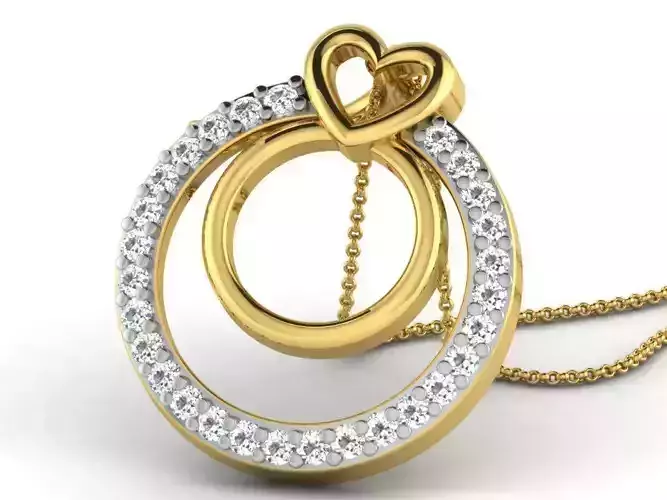 Jewelry 3D Models with render and 3dm  stl - DP-5838