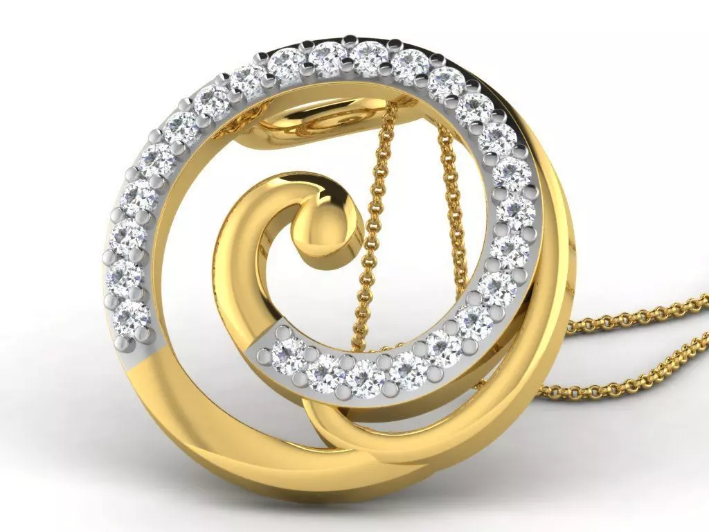 Jewelry 3D Models with render and 3dm stl - DP-5840 3D print model