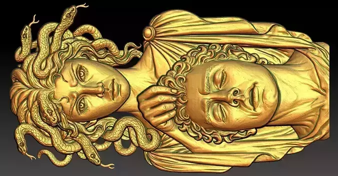 1 Medusa CNC Relief Model