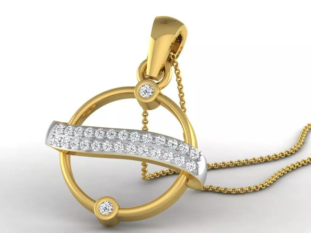 Jewelry 3D Models with render and 3dm stl - DP-5860 3D print model