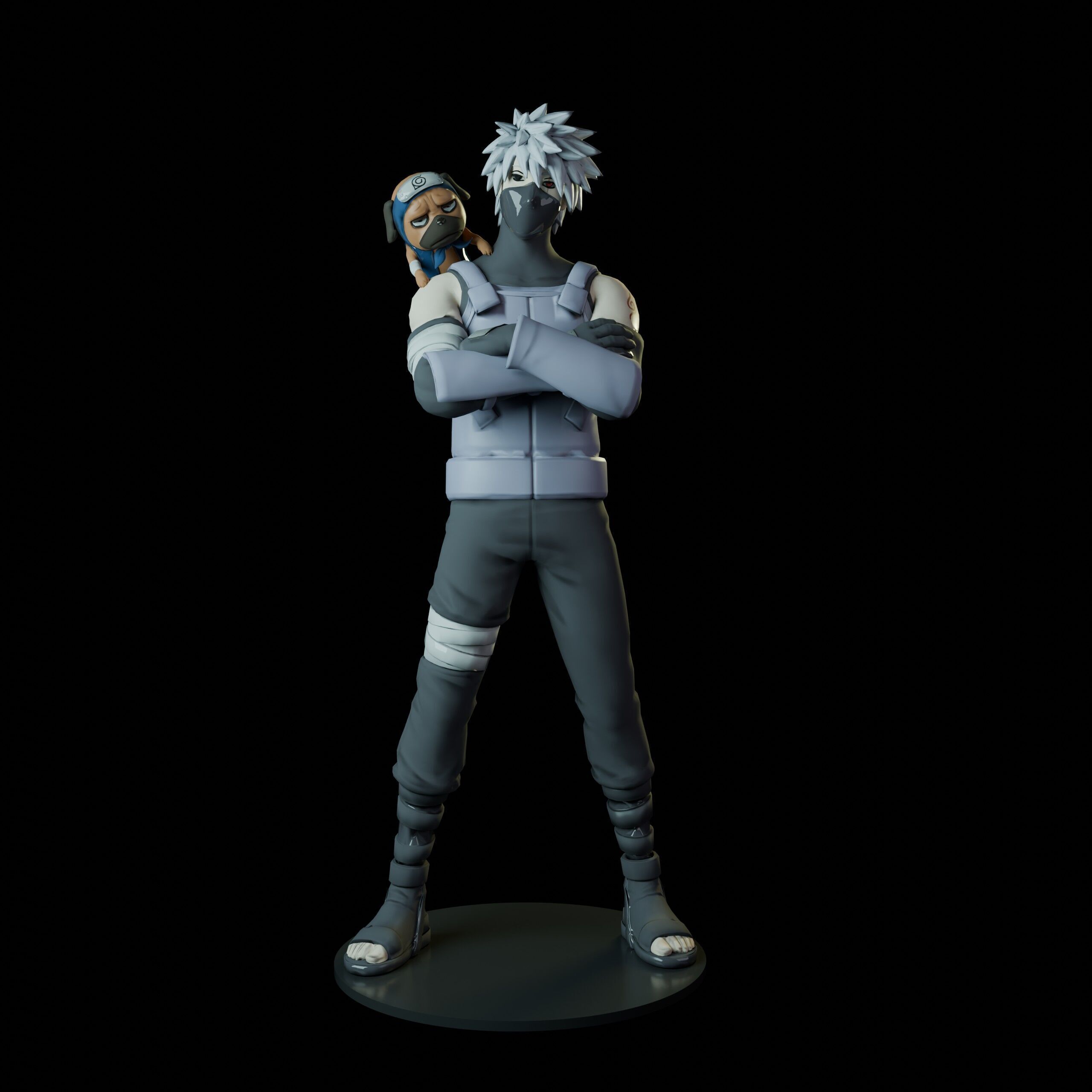 Kakashi Hatake 3D print model_2