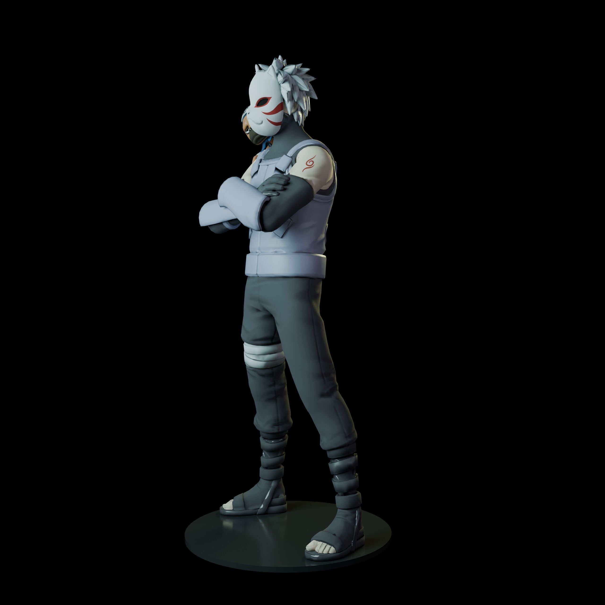 Kakashi Hatake 3D print model_4