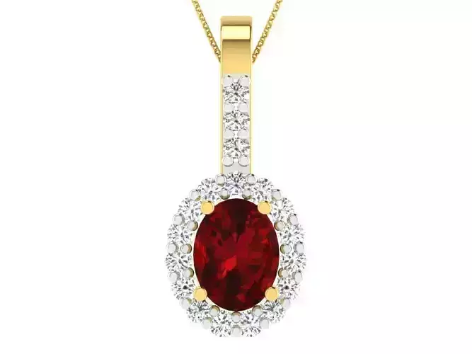 Jewelry 3D Models with render and 3dm  stl - DP-5868