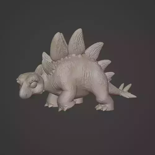 Cartoon Stegosaurus