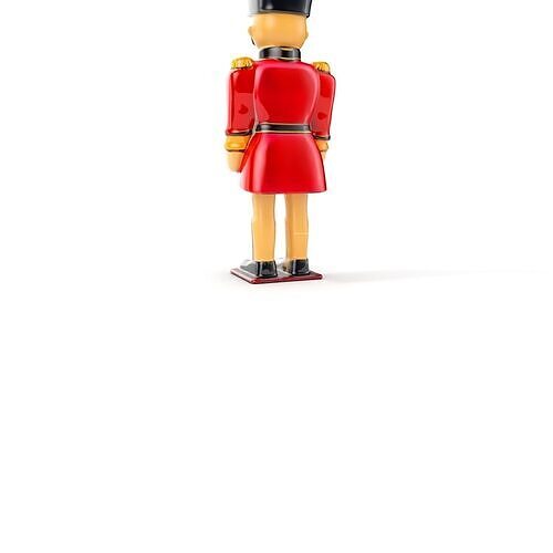Toy Soldier Model Pack  Red Wooden Figure Low-poly 3D model