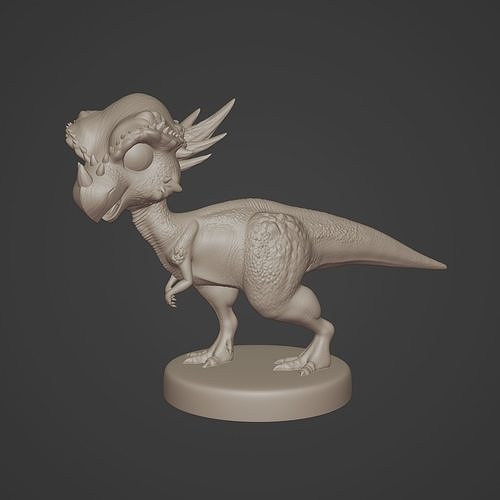 Cartoon Stygimoloch 3D print model