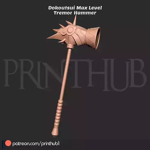  Dokoutsui Max Level Tremor Hammer from Onimusha 2 Fan Art