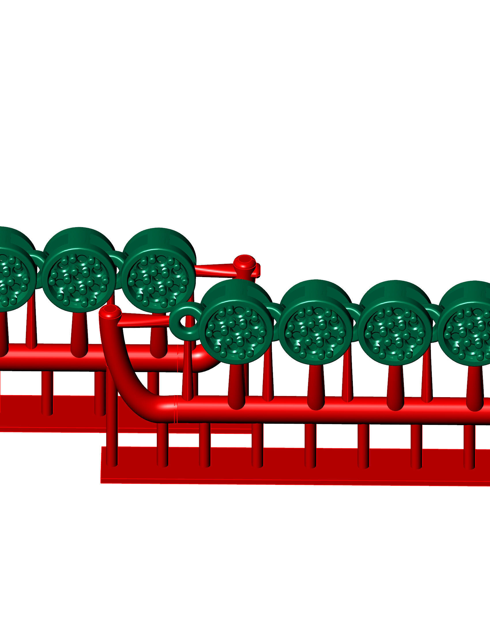 9MM Unisex Round Stone 3d model Chain or Bracelet 3D print model_4