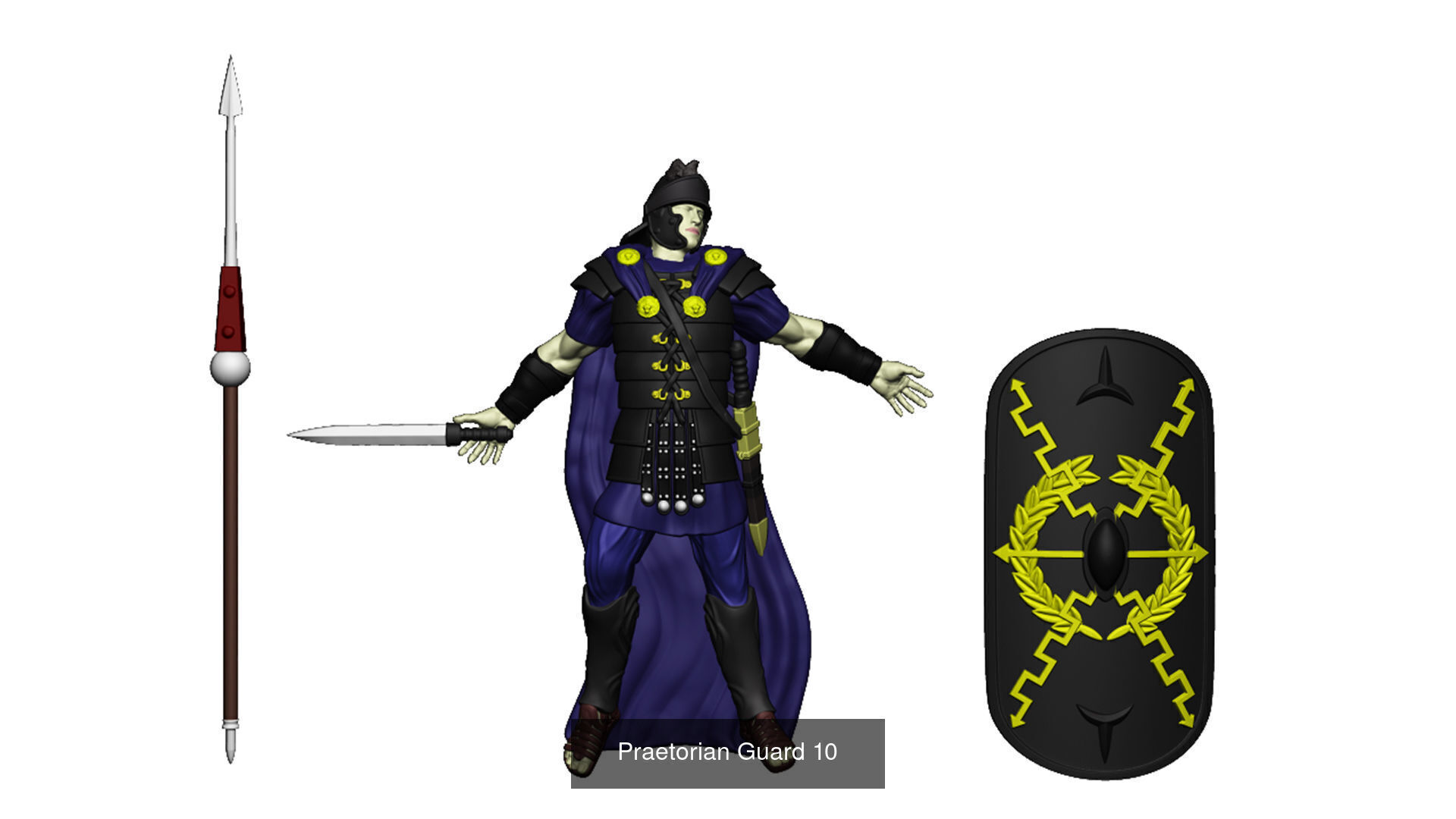 Praetorian Guard 3D Model Collection_19