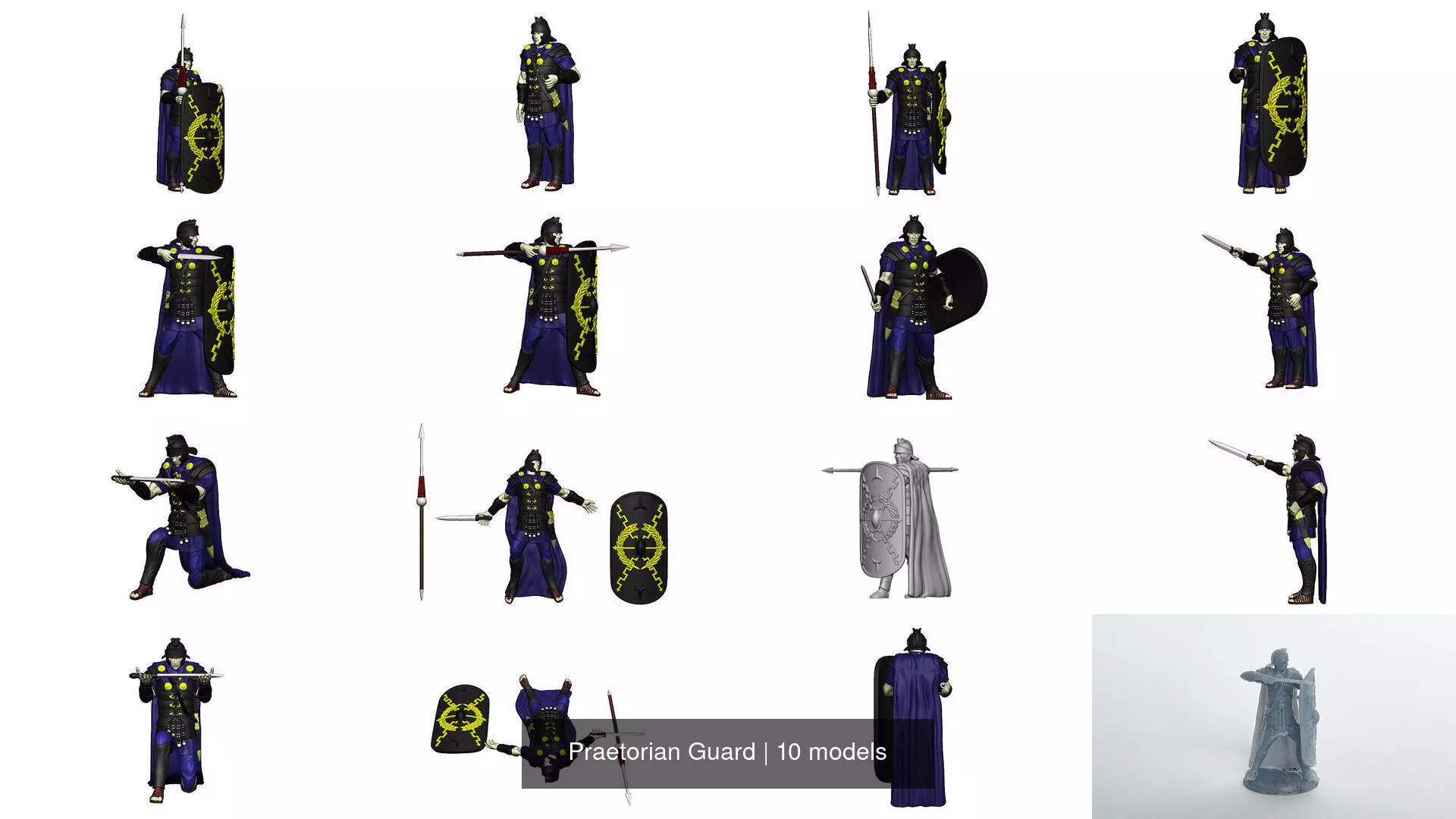 Praetorian Guard 3D Model Collection_0