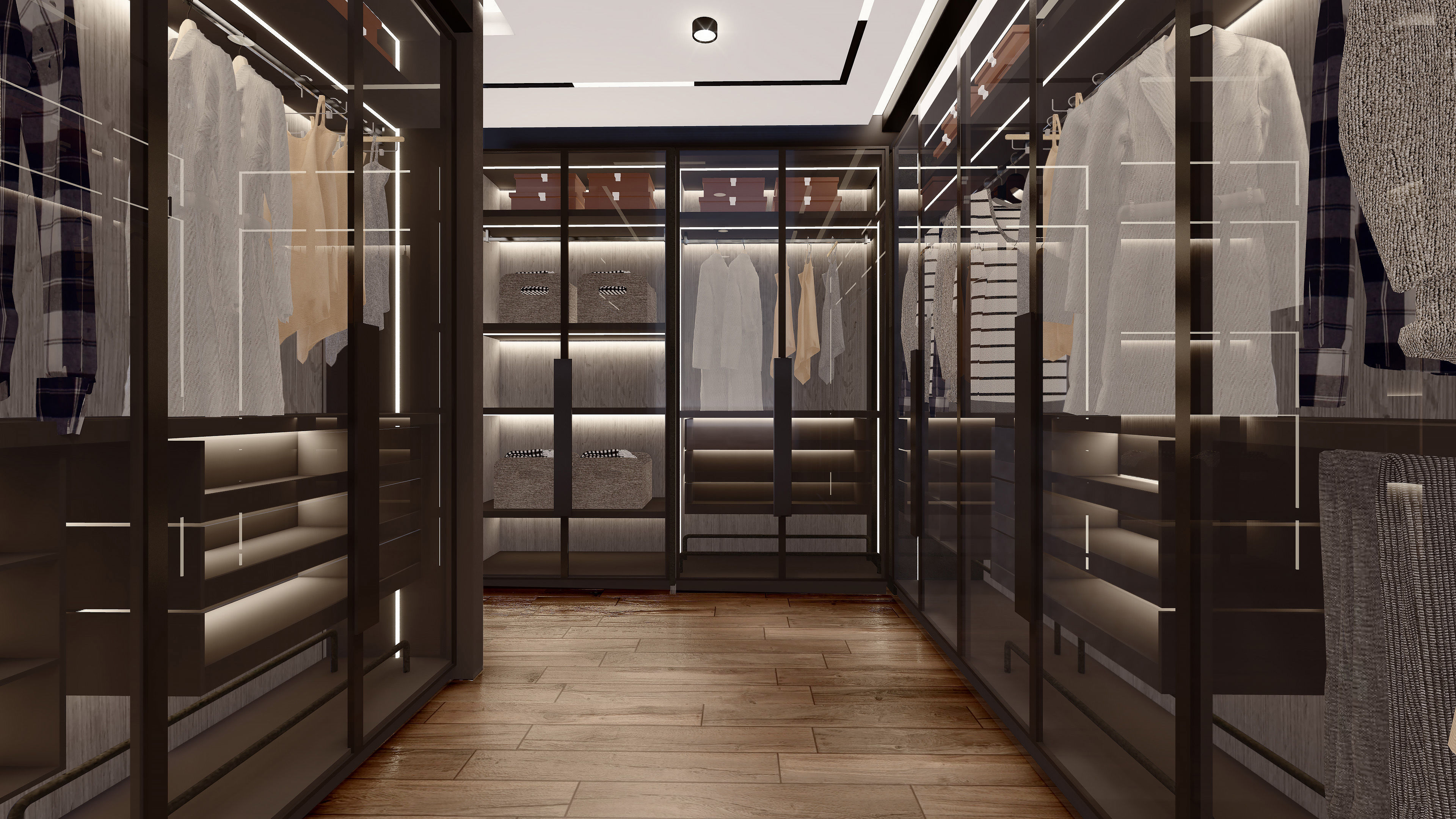 Modern bedroom sketchup design 3D model_7