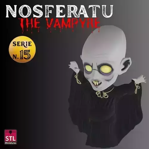 STL Nosferatu the Vampyre 1979 3D print model STL Nosferatu the Vampyre 1979 3D print model