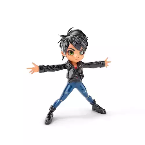 Stylish Youth Rigged and Animated D Character Model