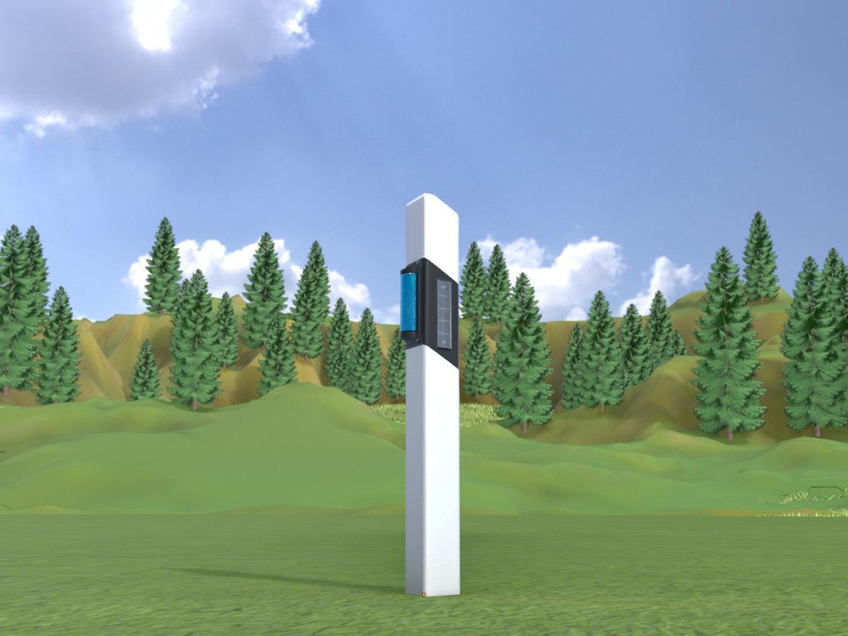 All Road Markers 3D Model Collection_32