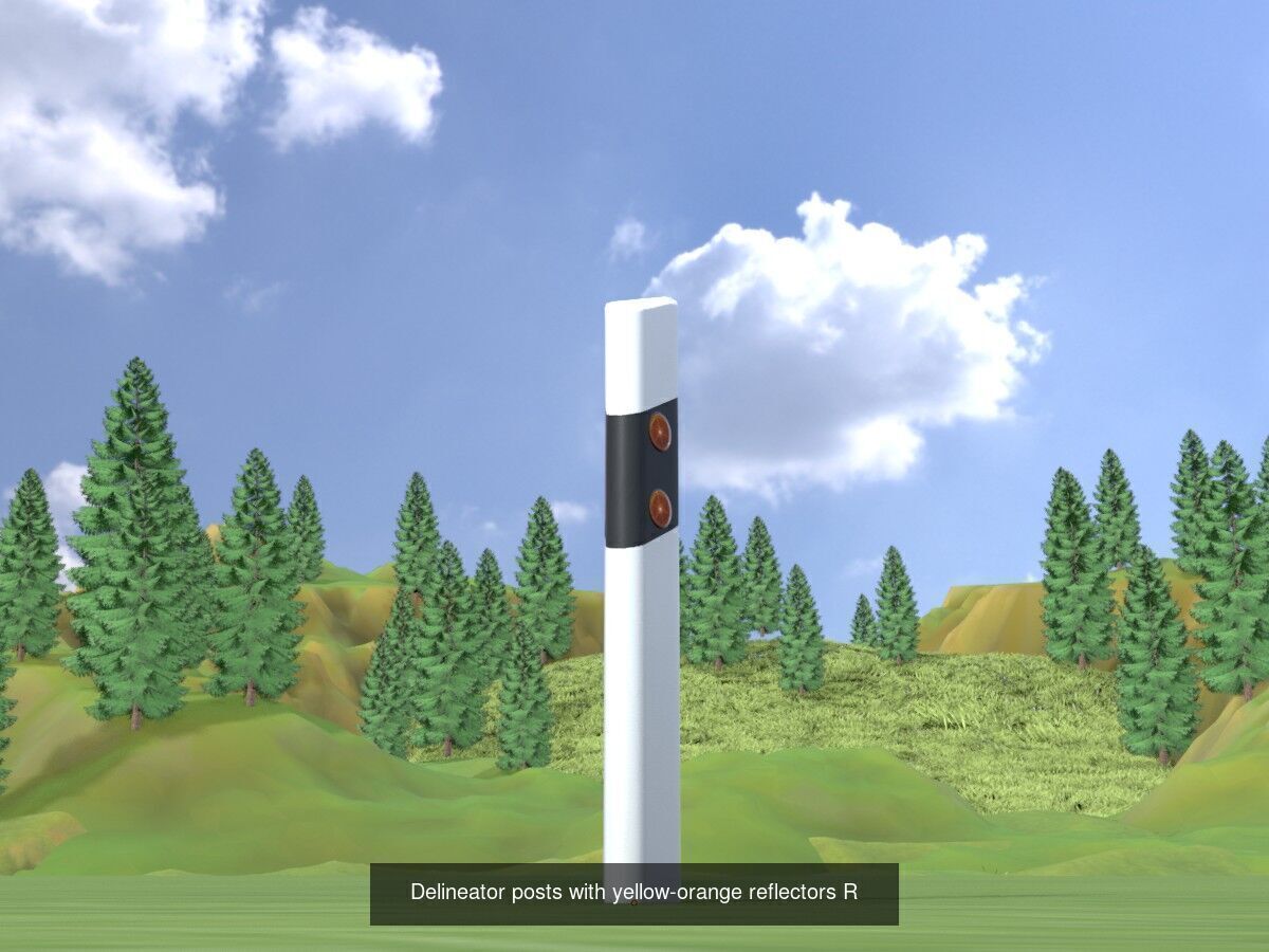 All Road Markers 3D Model Collection_12