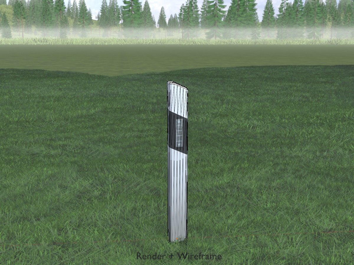 All Road Markers 3D Model Collection_86