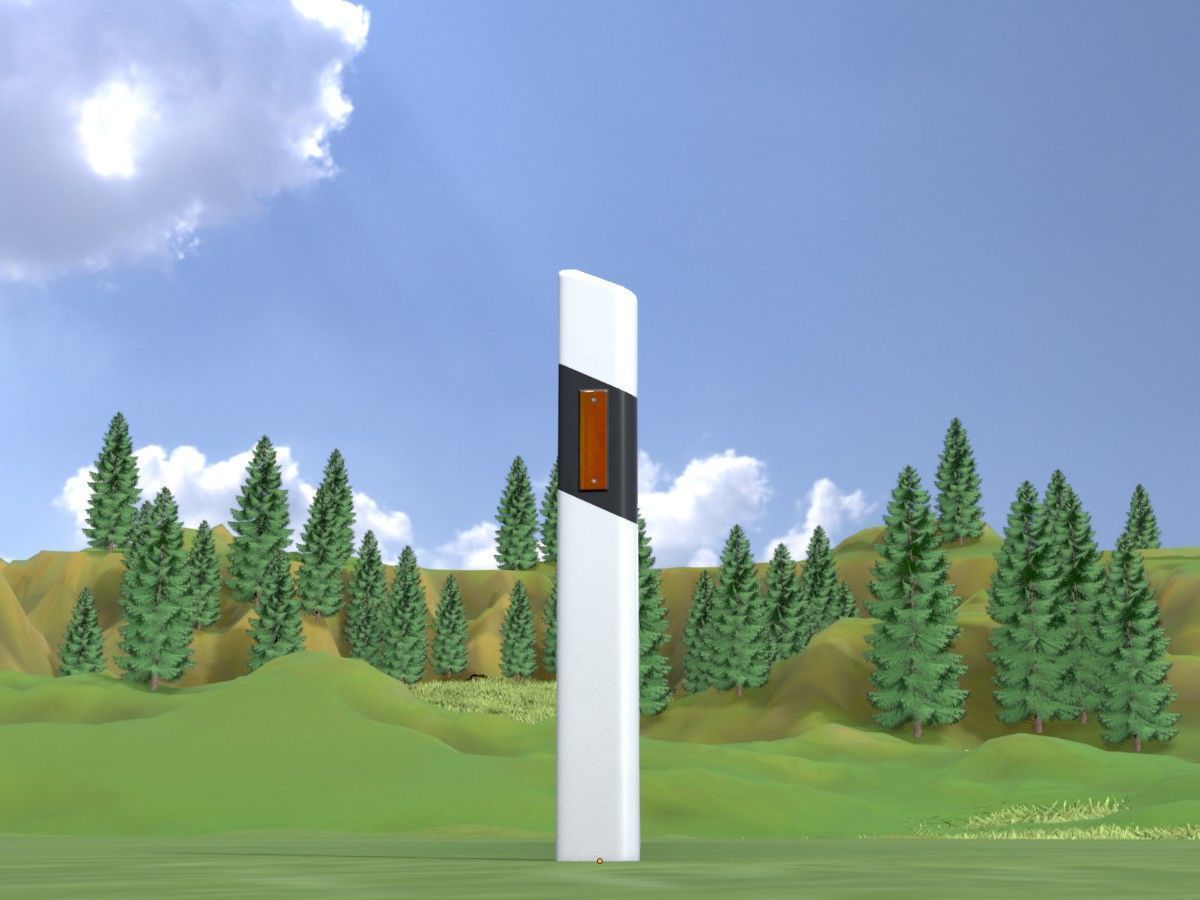 All Road Markers 3D Model Collection_33