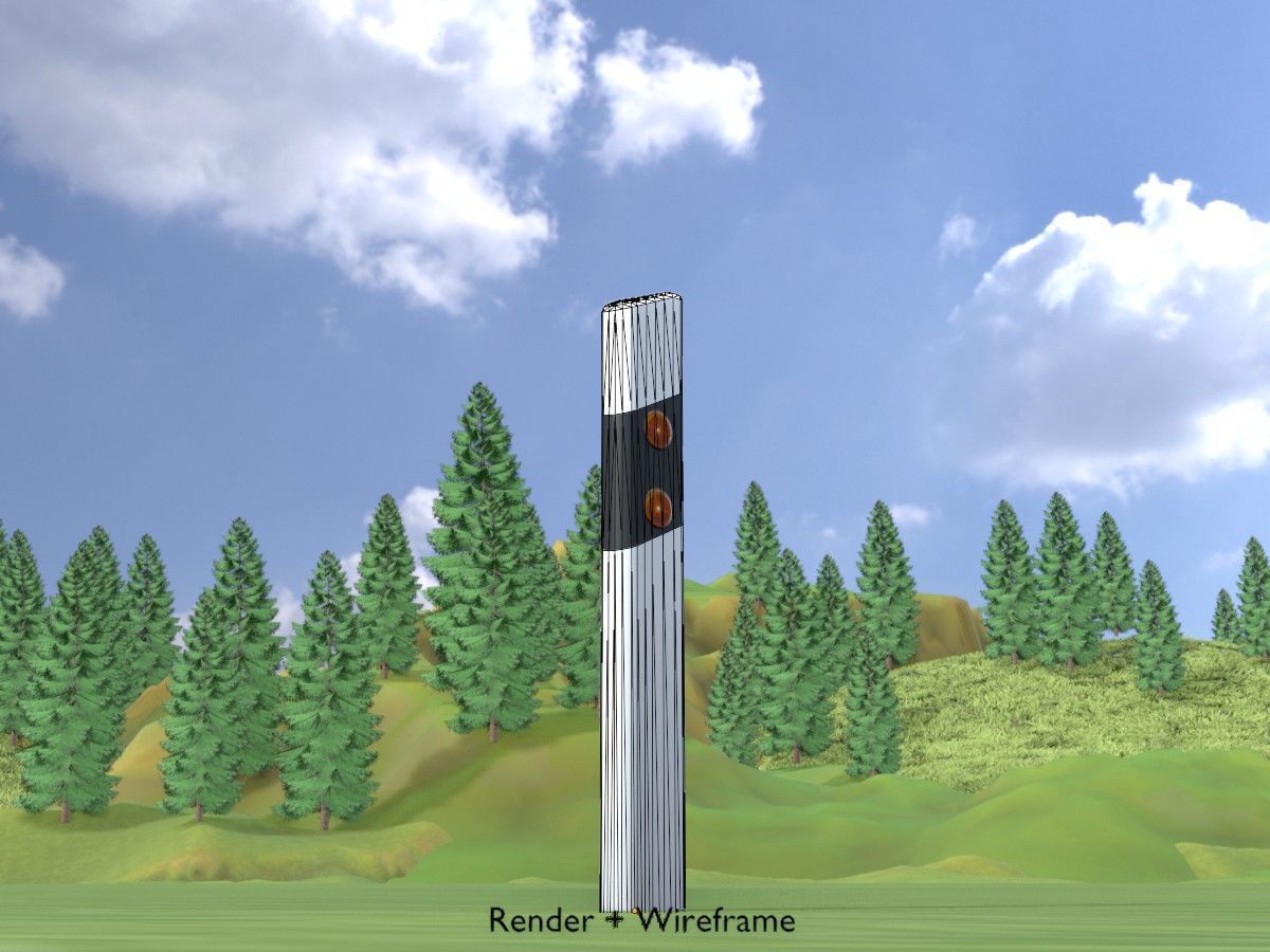 All Road Markers 3D Model Collection_83