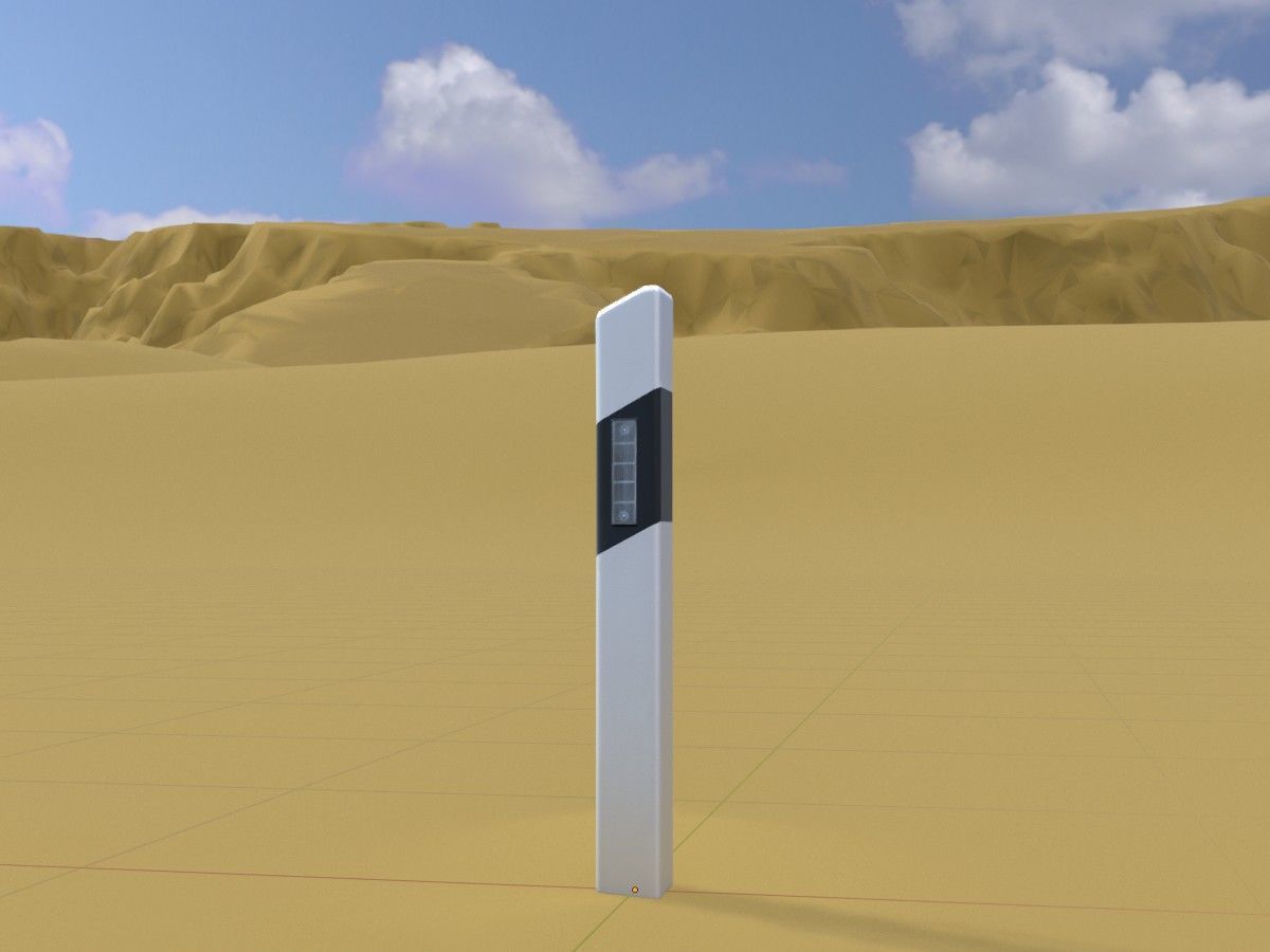 All Road Markers 3D Model Collection_45