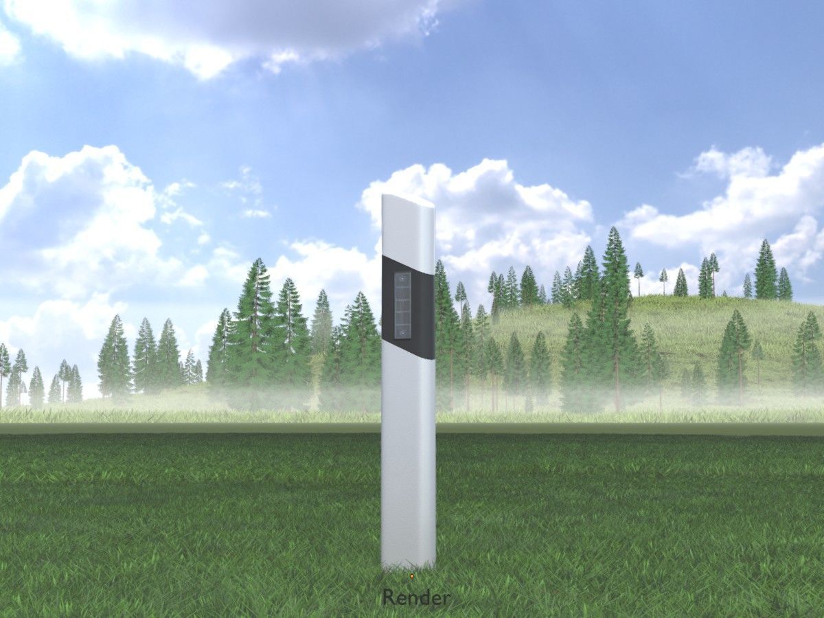 All Road Markers 3D Model Collection_53