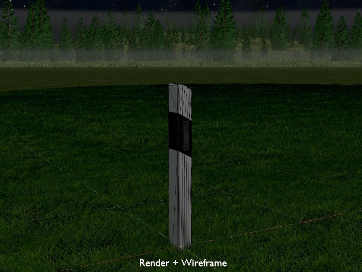 All Road Markers 3D Model Collection_102