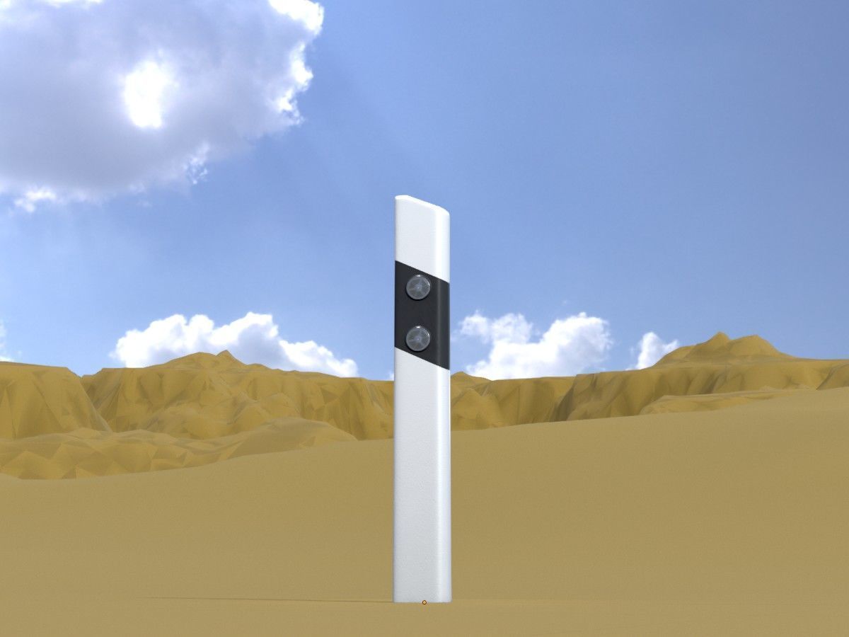All Road Markers 3D Model Collection_23