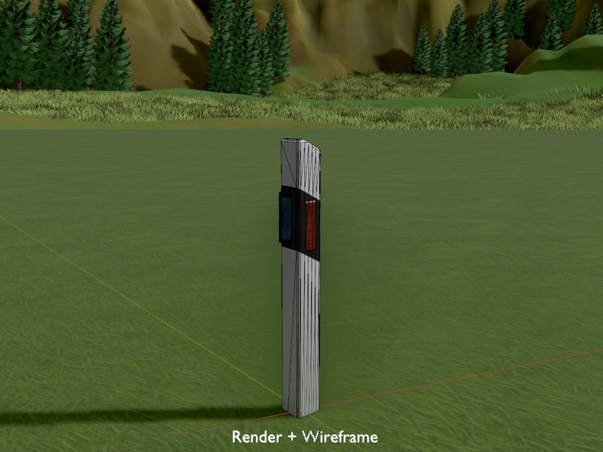 All Road Markers 3D Model Collection_82