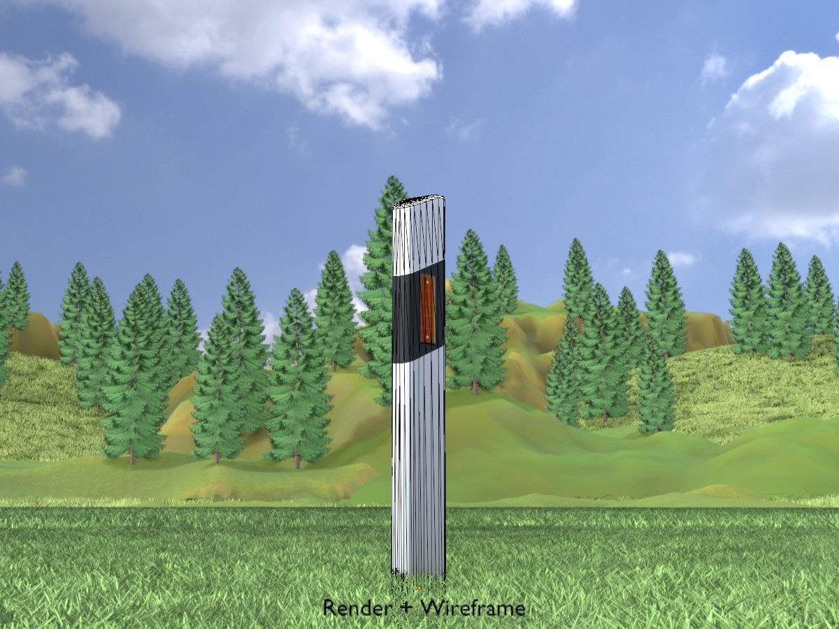 All Road Markers 3D Model Collection_107