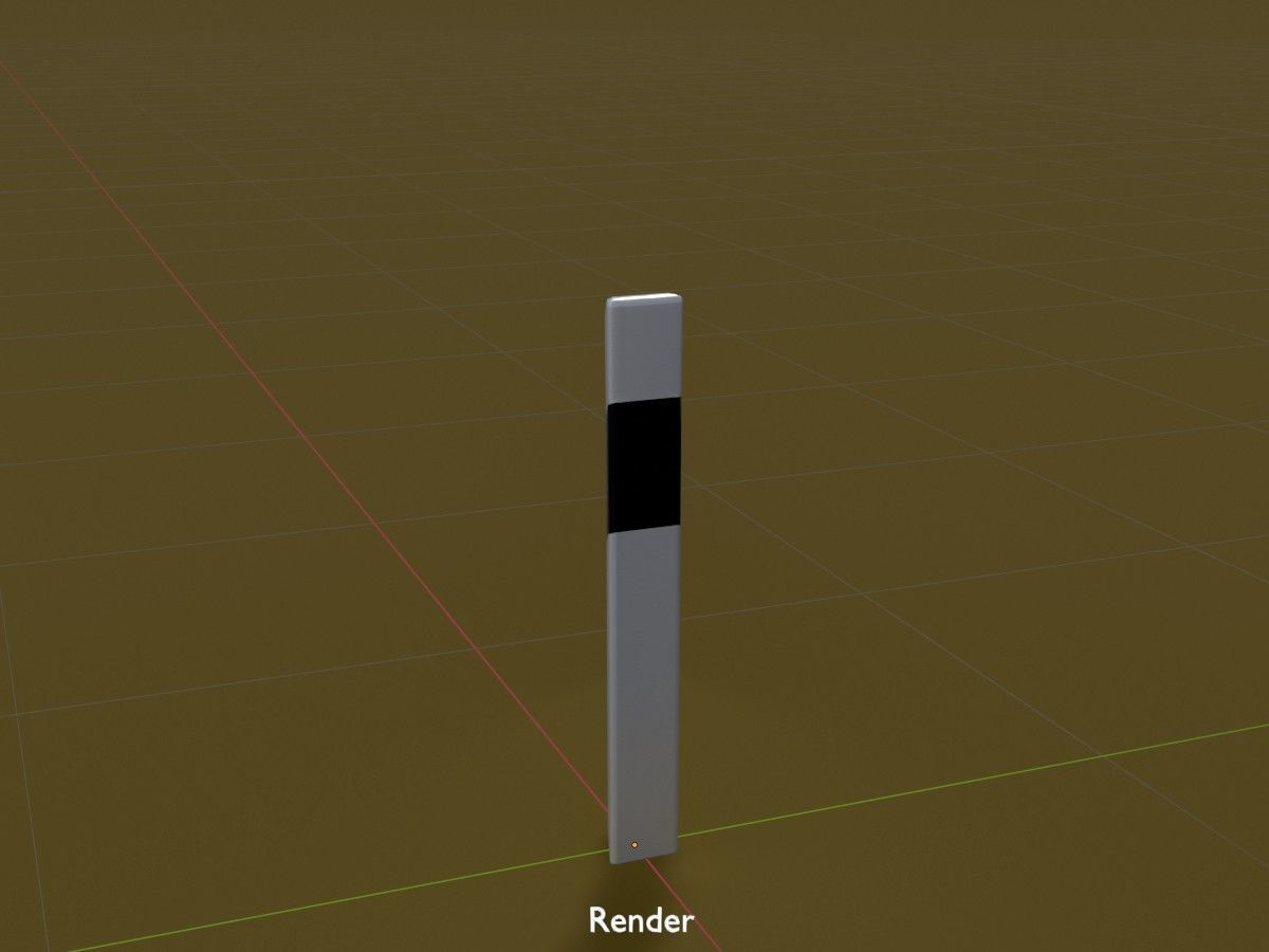 All Road Markers 3D Model Collection_108