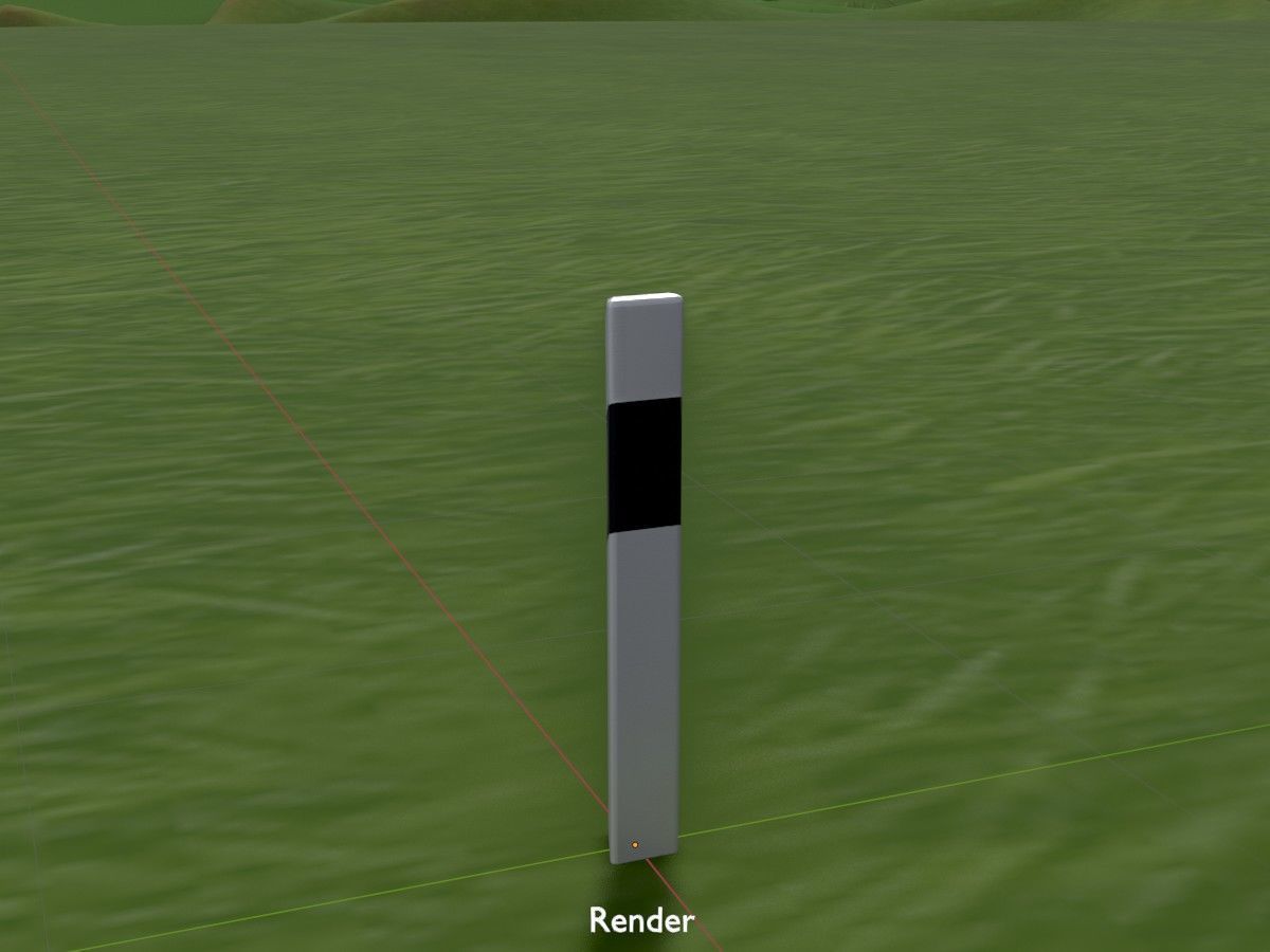 All Road Markers 3D Model Collection_113