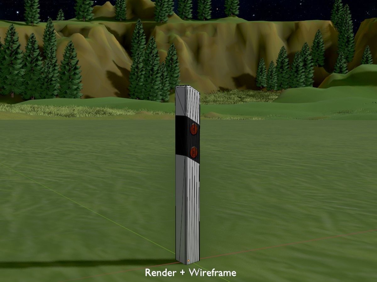 All Road Markers 3D Model Collection_43