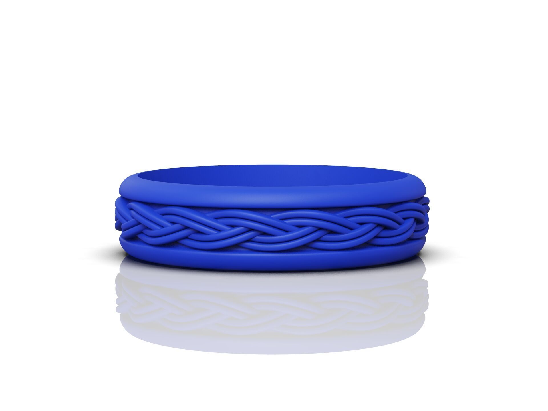 Celtic Braided Knot Ring 3D Print Model 3D print model_7