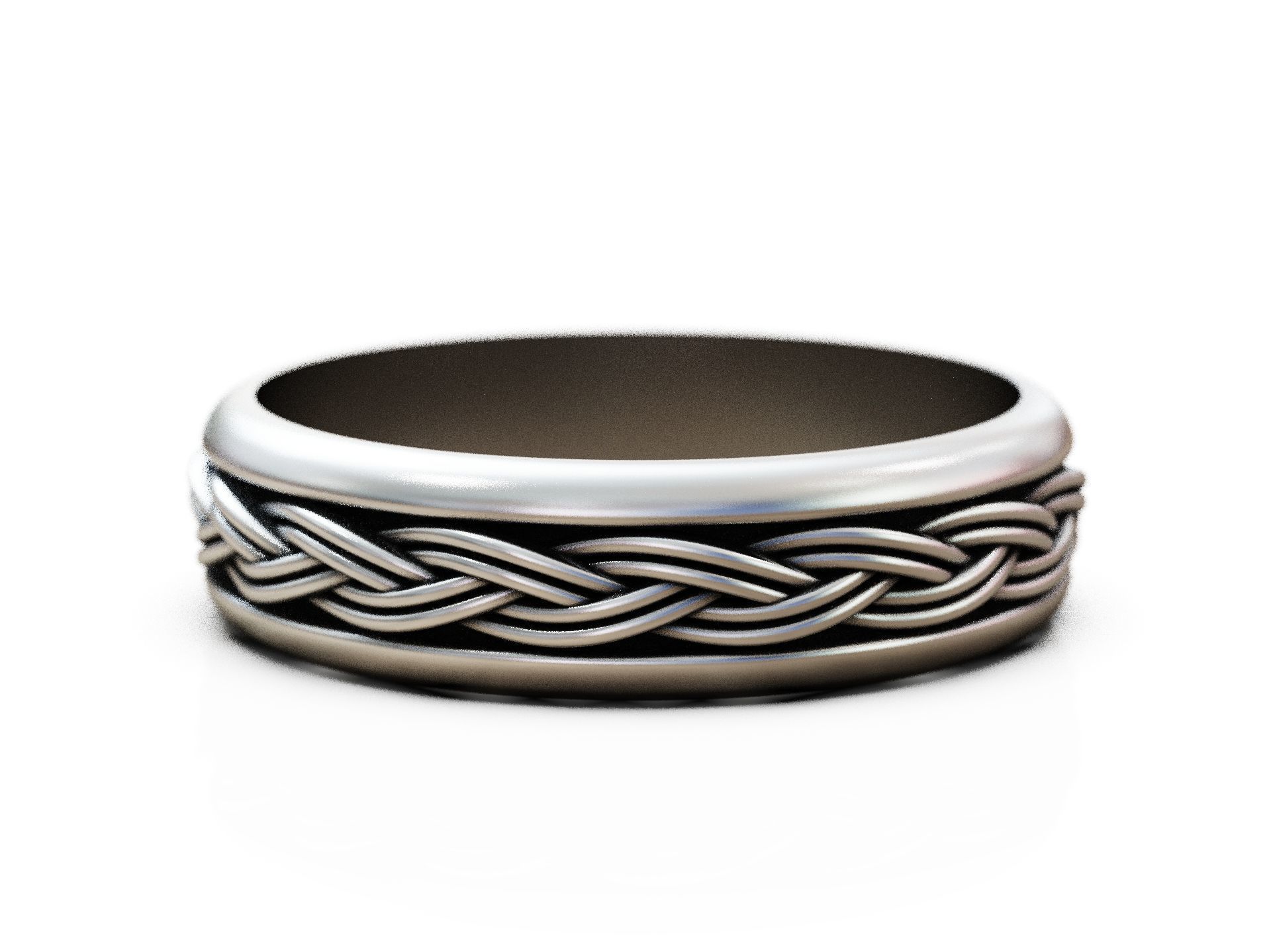 Celtic Braided Knot Ring 3D Print Model 3D print model_4