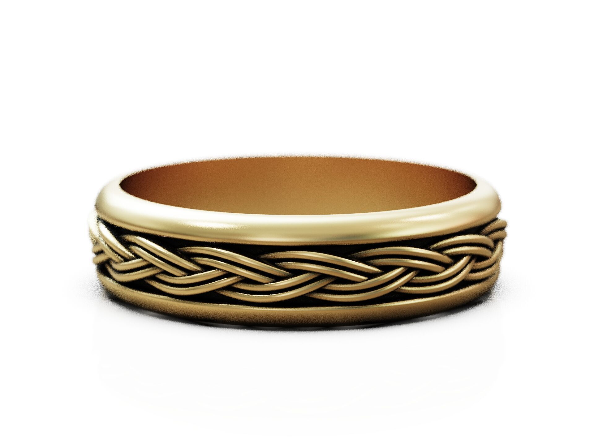 Celtic Braided Knot Ring 3D Print Model 3D print model_3