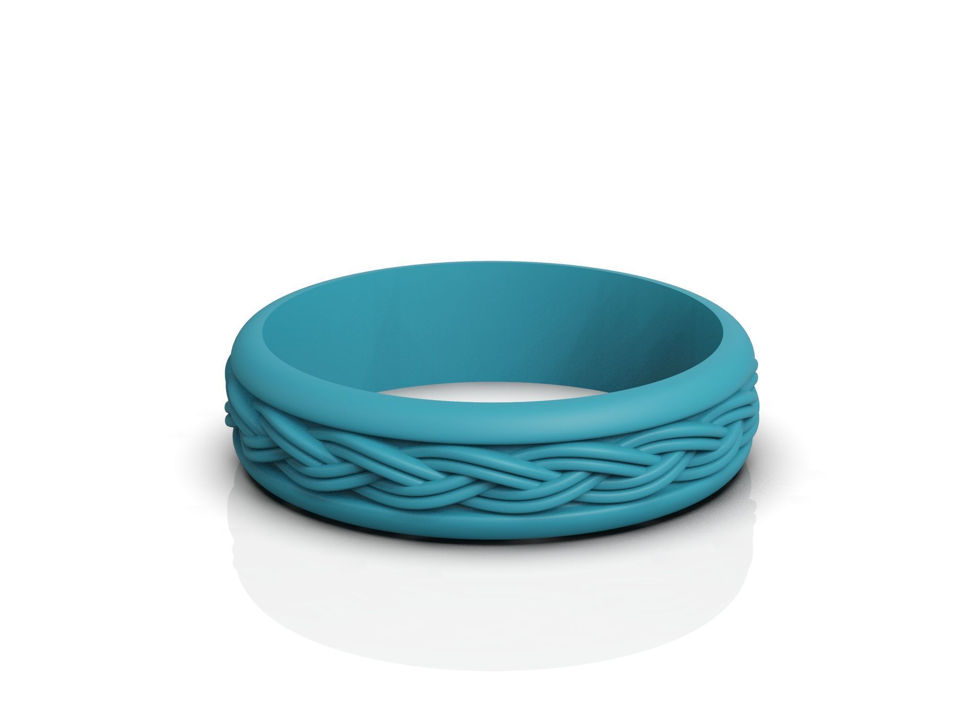 Celtic Braided Knot Ring 3D Print Model 3D print model_6