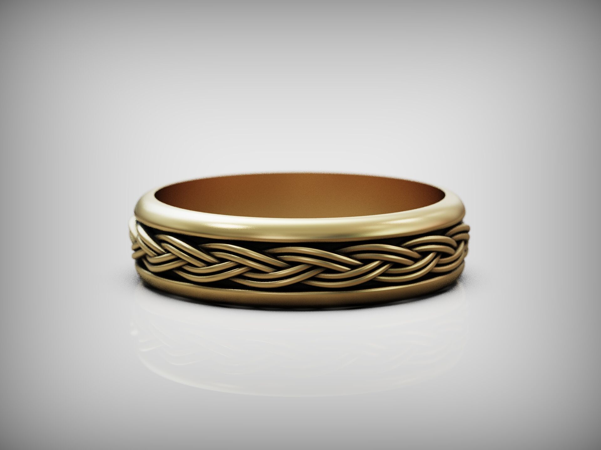Celtic Braided Knot Ring 3D Print Model 3D print model_2