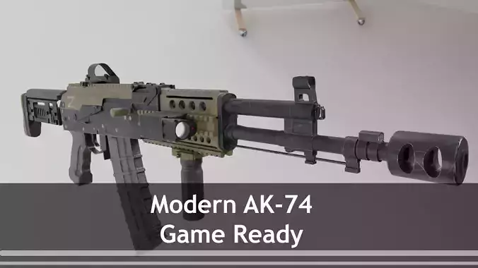 Modern Russian Rifle AK-74