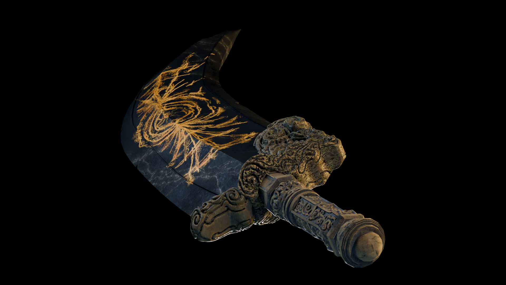 Radahn Starscourge Greatsword 3D model_1