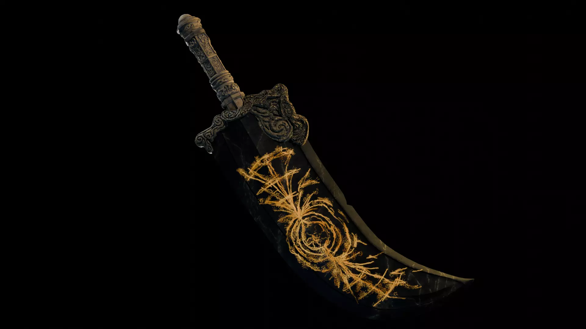 Radahn Starscourge Greatsword 3D model_0