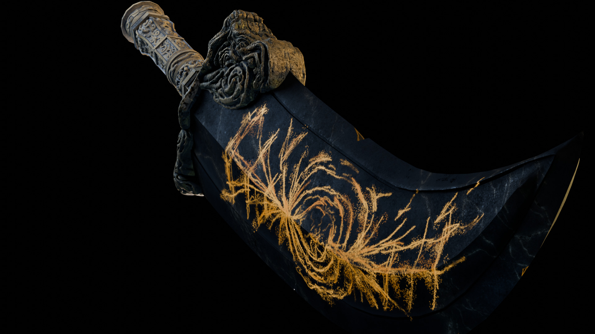 Radahn Starscourge Greatsword 3D model_2