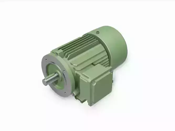 90L B34b Right IEC electric motor - 3D CAD model
