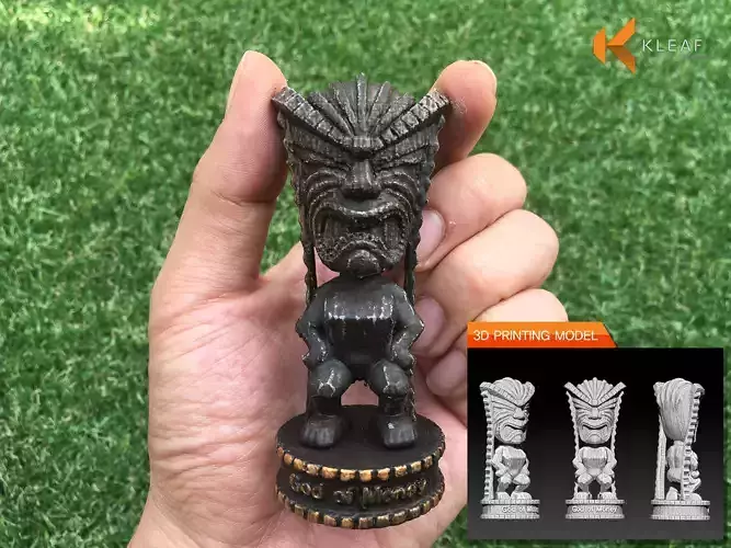 Hawaii TIKI - God of Money 3D print model