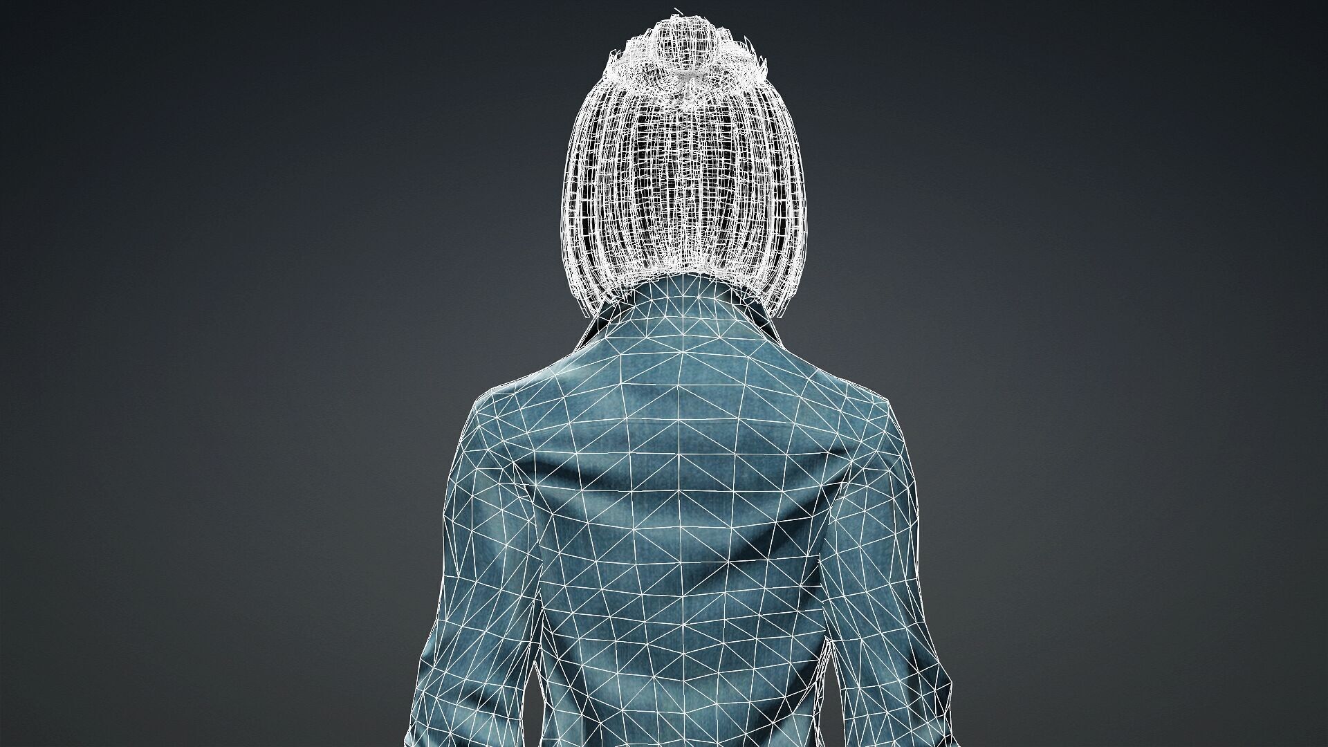 Modern 3D Woman Model 3D model_15