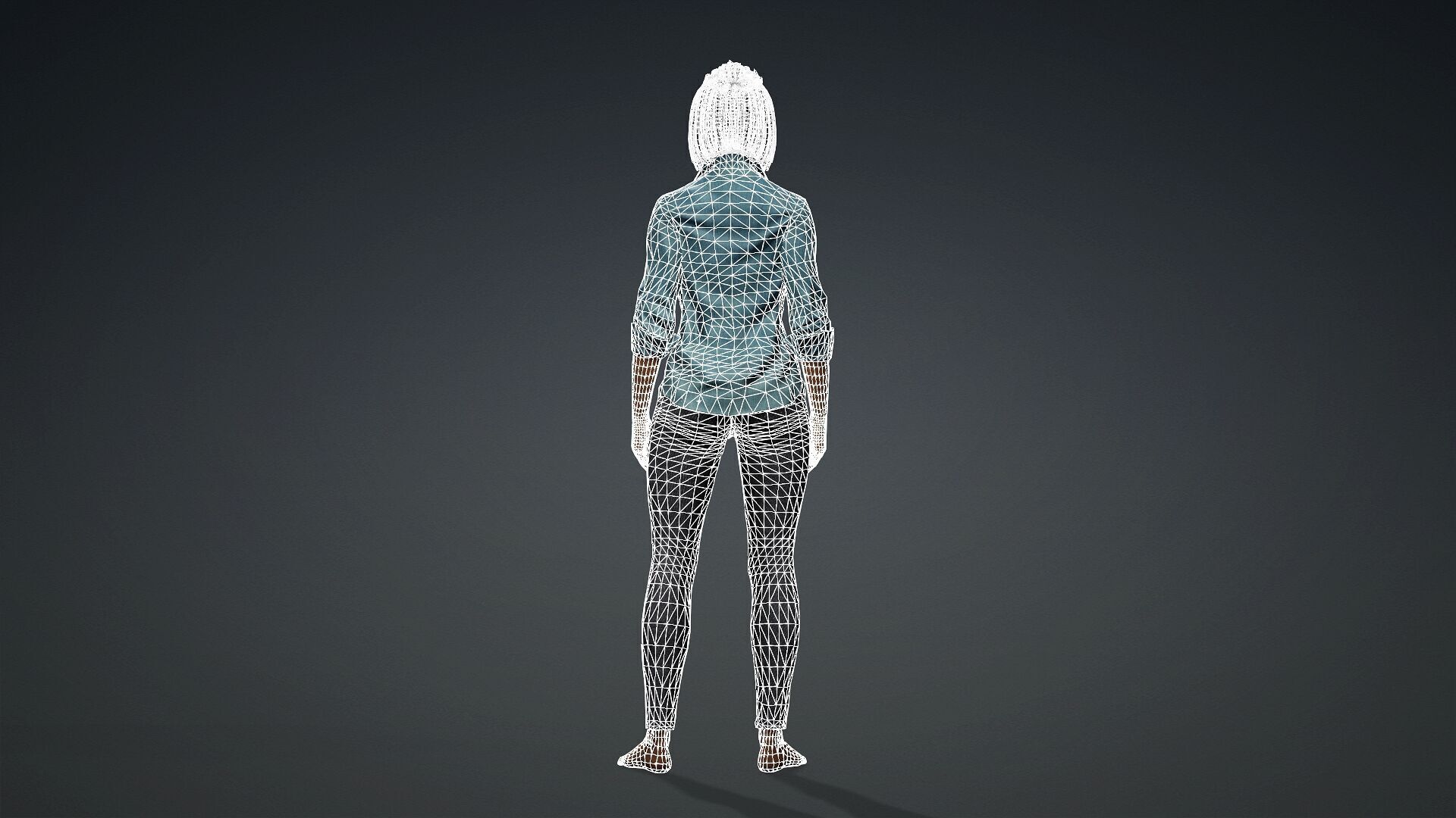 Modern 3D Woman Model 3D model_14