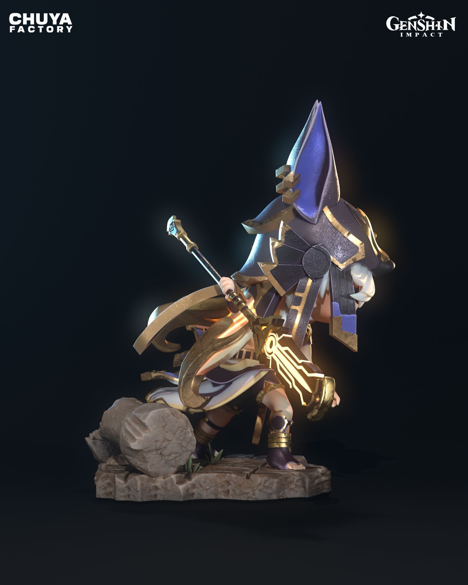 cyno - Genshin Impact 3D print model_3