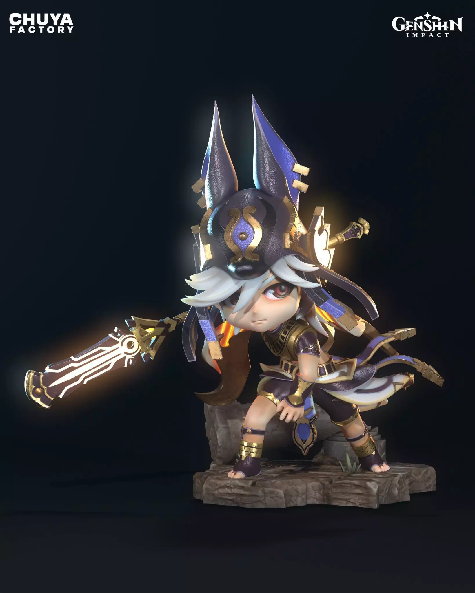 cyno - Genshin Impact 3D print model_0