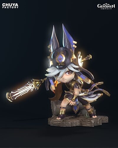 cyno - Genshin Impact 3D print model
