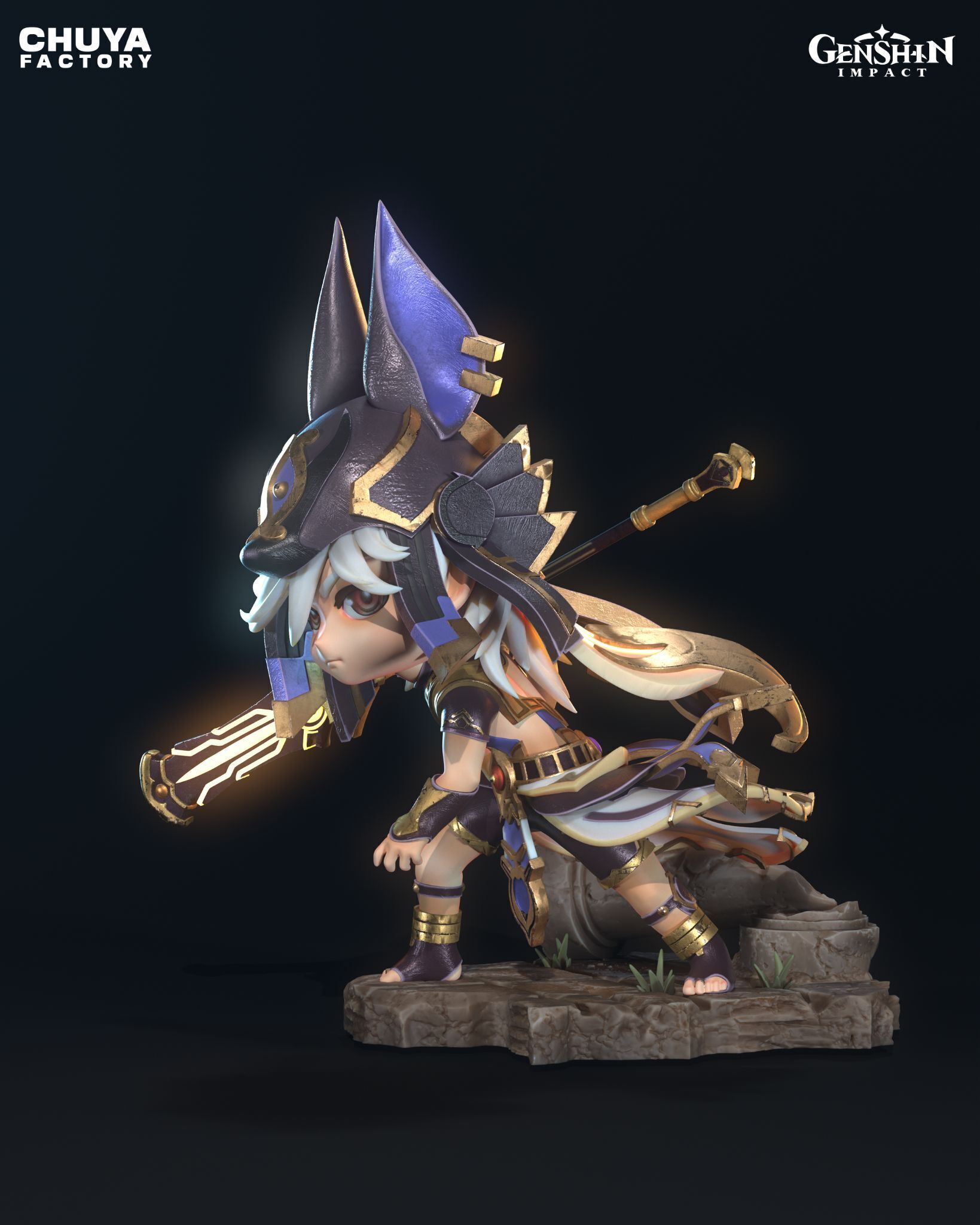 cyno - Genshin Impact 3D print model_1