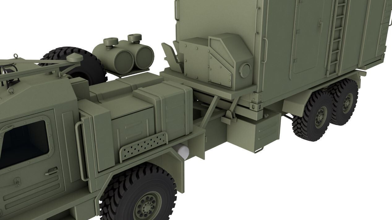 50K6 Command Control Vehicle S-350 Vityaz 3D model_3