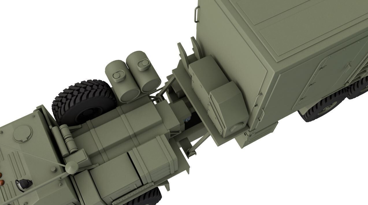 50K6 Command Control Vehicle S-350 Vityaz 3D model_2